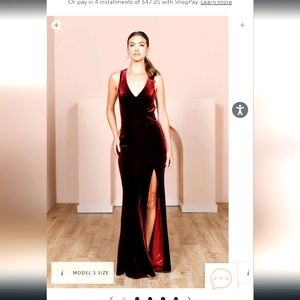 Revelry Asher Velvet Dress